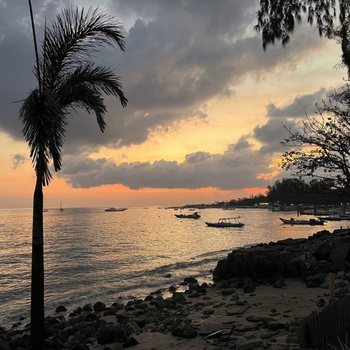 Puesta de sol en Gili Air